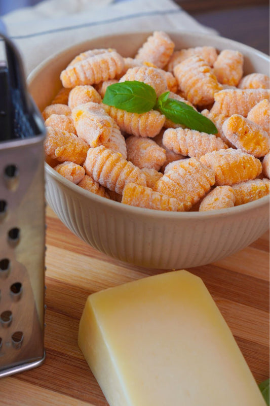 Gnocchi de camote