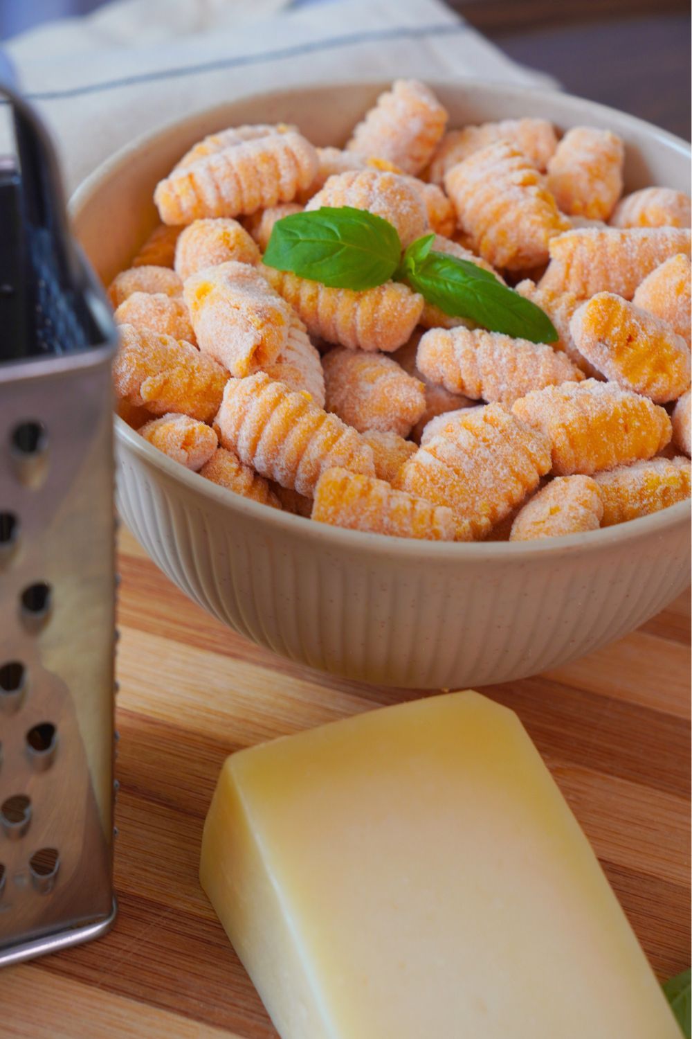 Gnocchi de camote